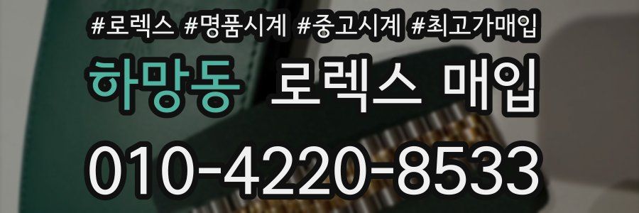 하망동 로렉스 매입
