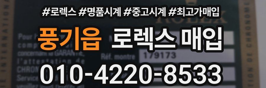 풍기읍 로렉스 매입