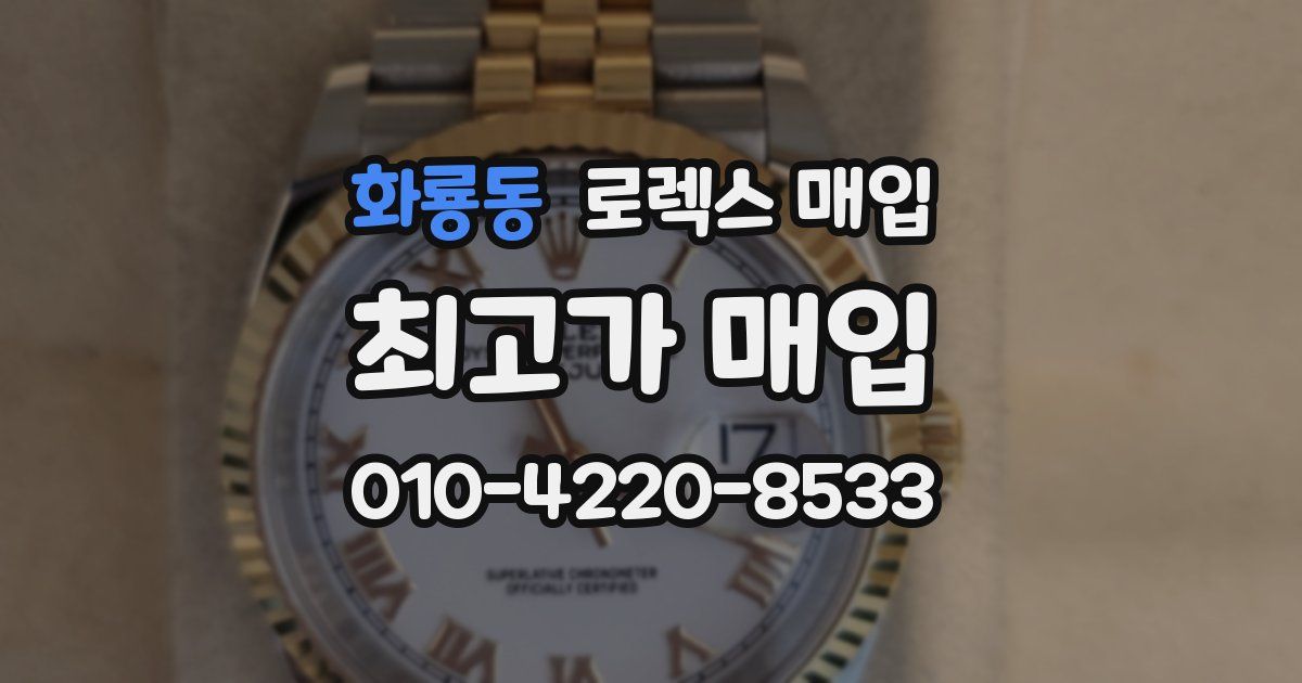 화룡동 로렉스 매입