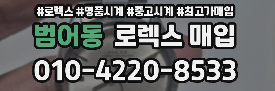 범어동 로렉스 매입