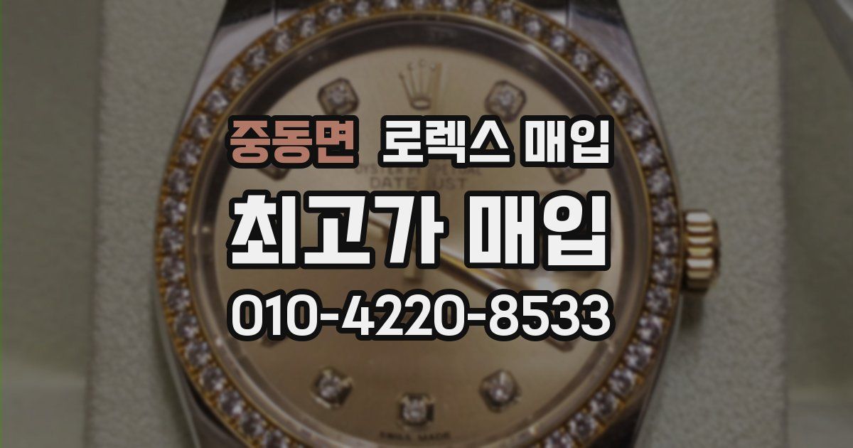 중동면 로렉스 매입