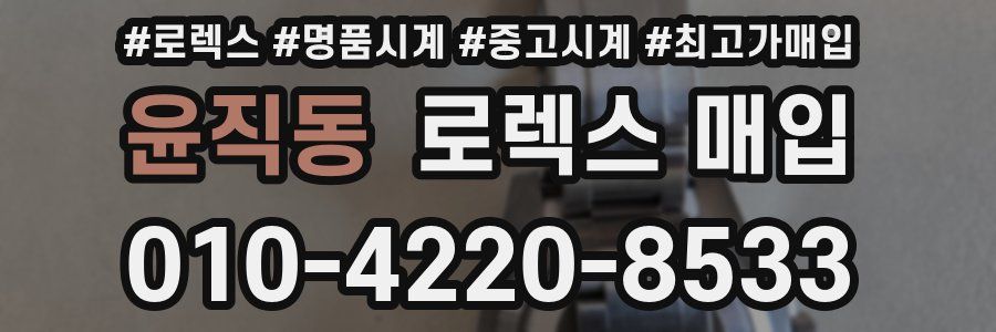 윤직동 로렉스 매입