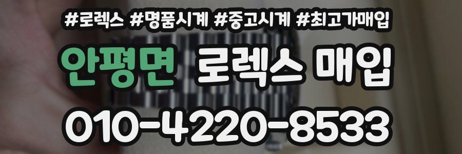 안평면 로렉스 매입