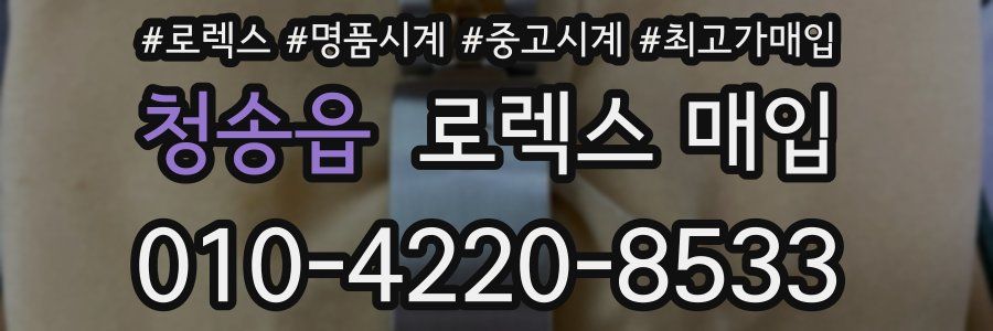 청송읍 로렉스 매입