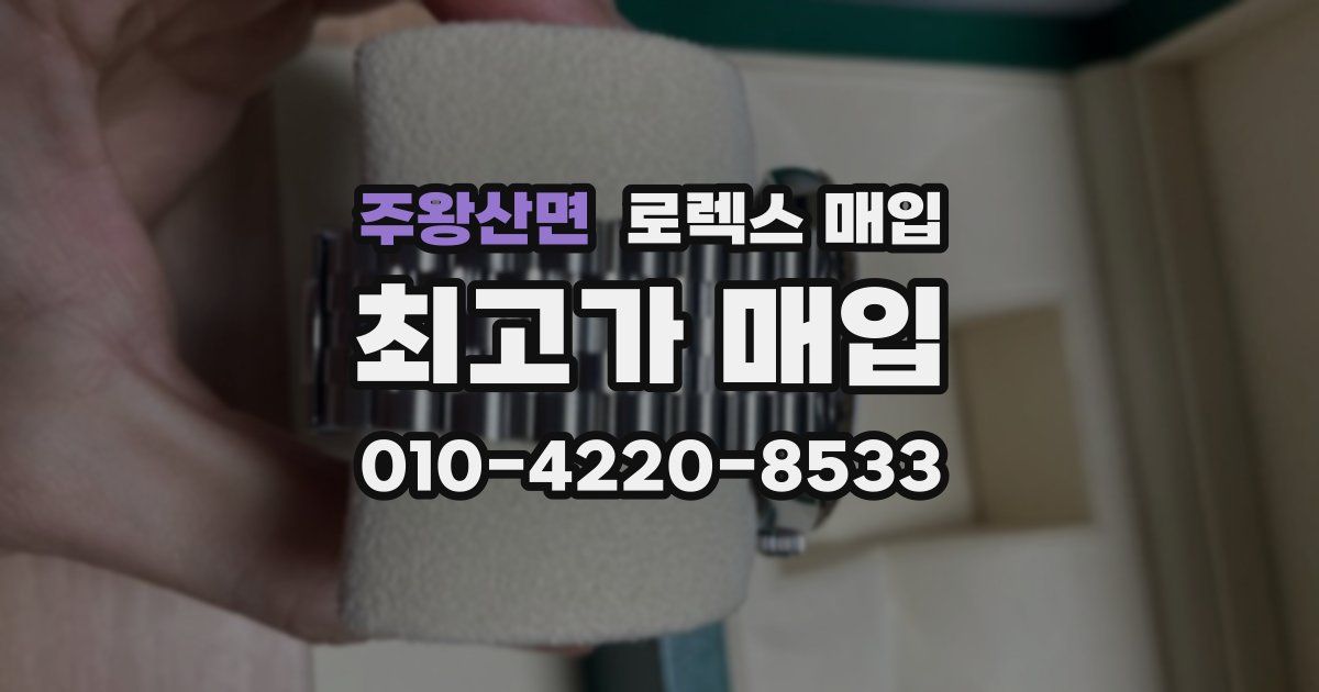 주왕산면 로렉스 매입