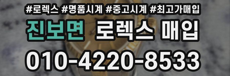 진보면 로렉스 매입