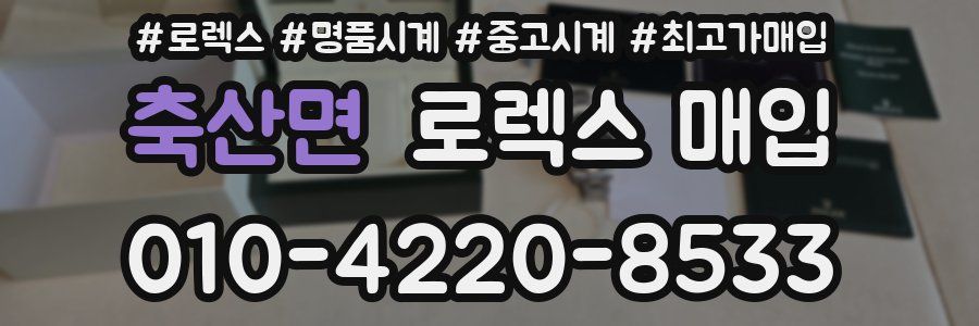 축산면 로렉스 매입