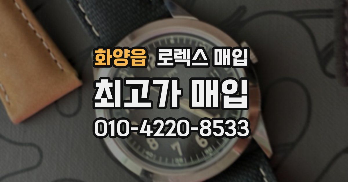 화양읍 로렉스 매입