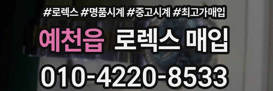 예천읍 로렉스 매입