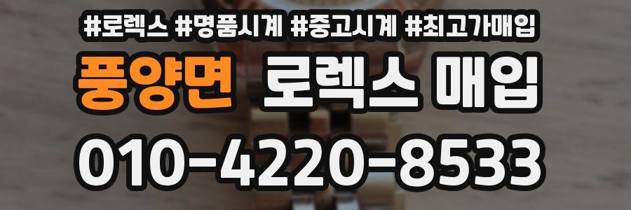 풍양면 로렉스 매입