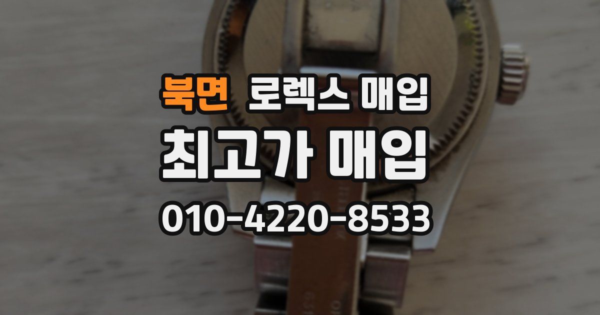 북면 로렉스 매입