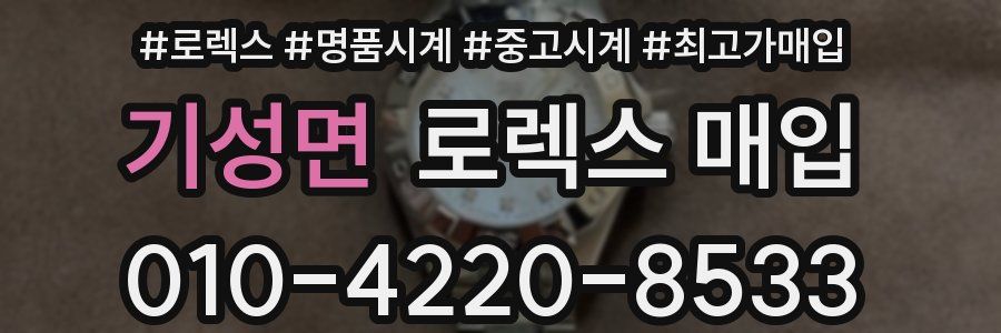 기성면 로렉스 매입