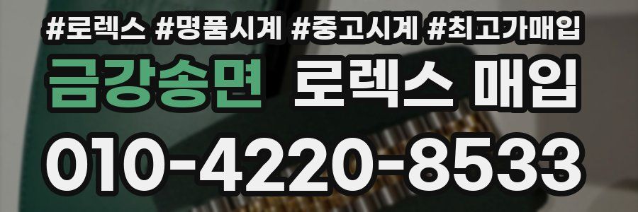 금강송면 로렉스 매입