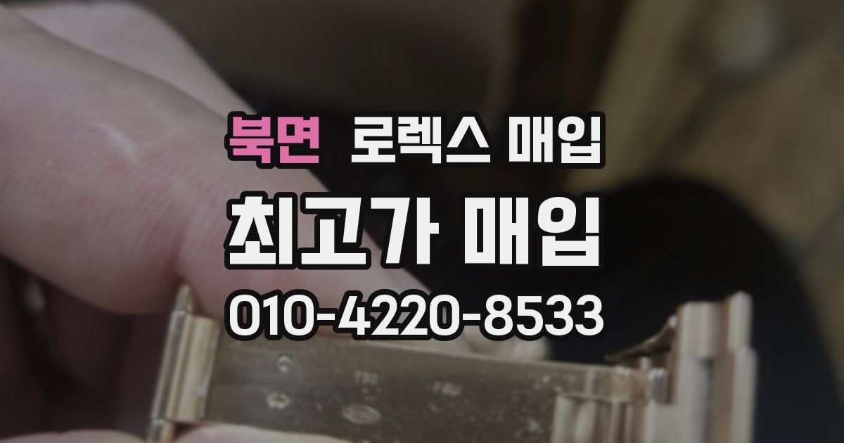 북면 로렉스 매입