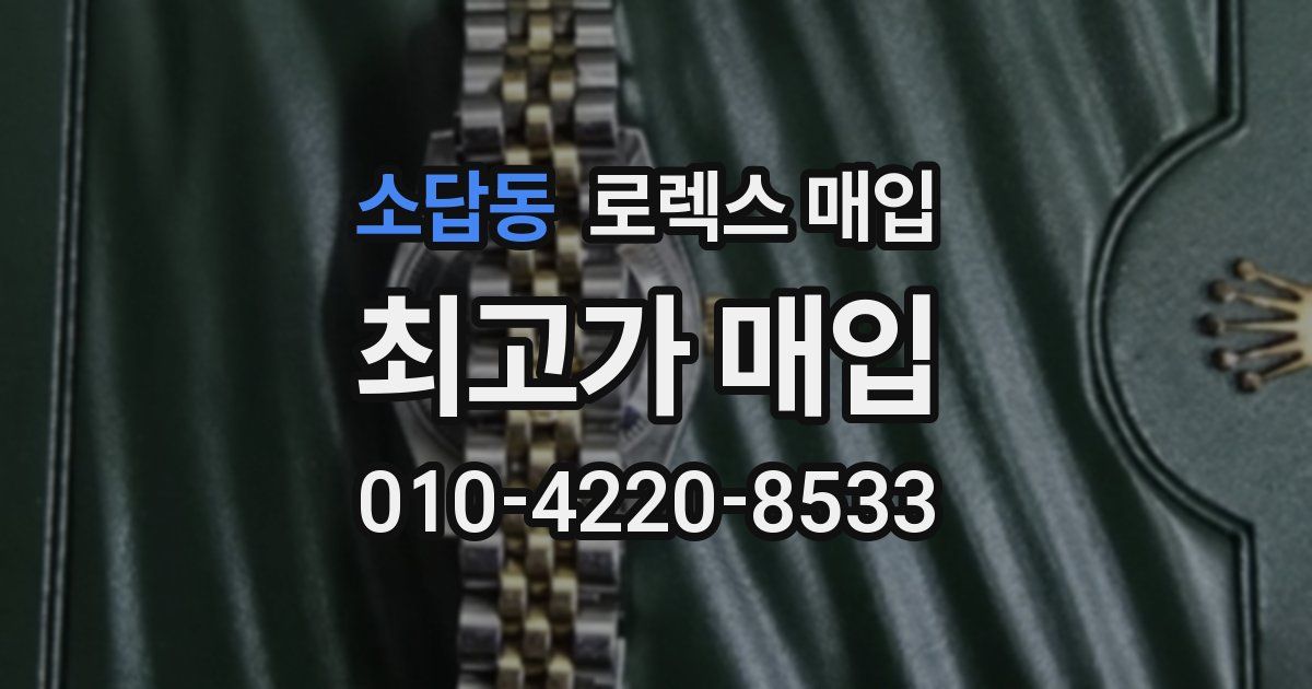 소답동 로렉스 매입