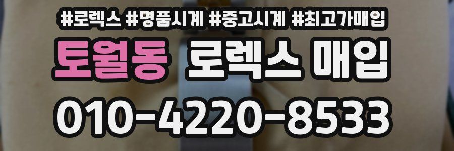 토월동 로렉스 매입