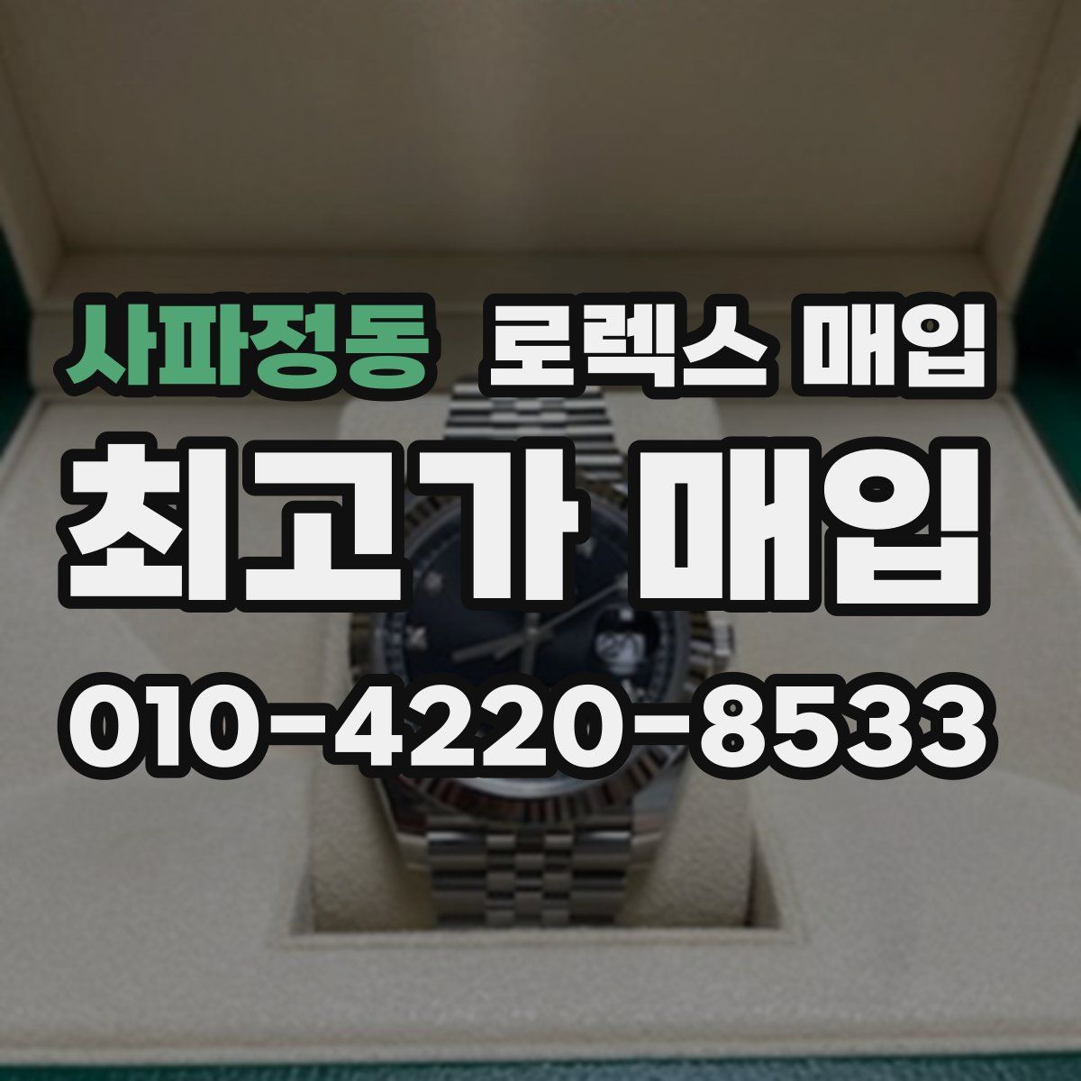 사파정동 로렉스 매입