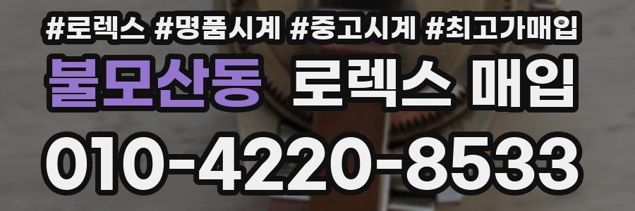 불모산동 로렉스 매입