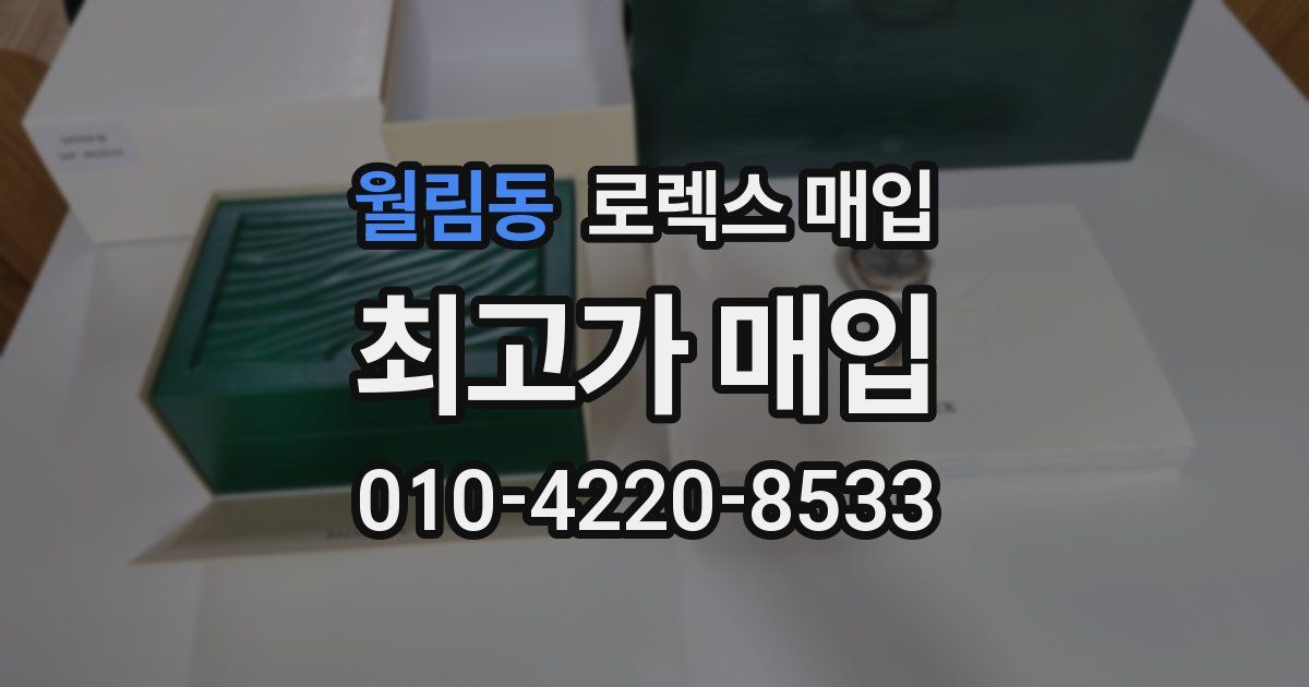 월림동 로렉스 매입