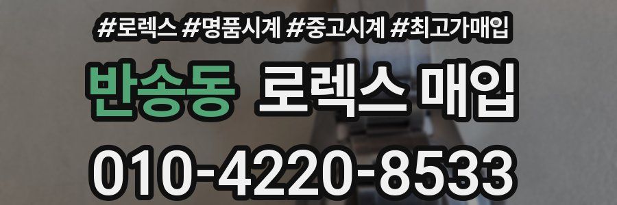 반송동 로렉스 매입