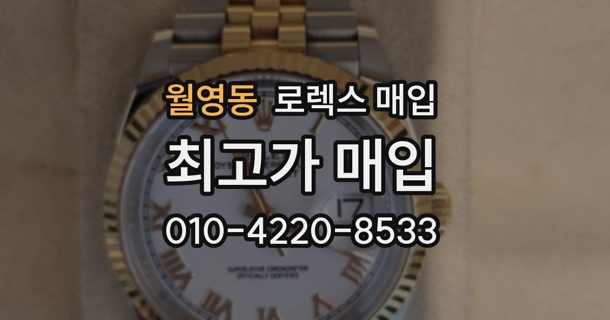 월영동 로렉스 매입