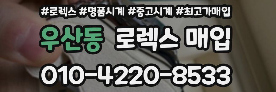 우산동 로렉스 매입