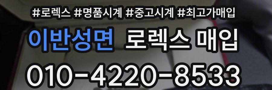 이반성면 로렉스 매입