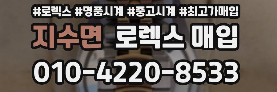 지수면 로렉스 매입