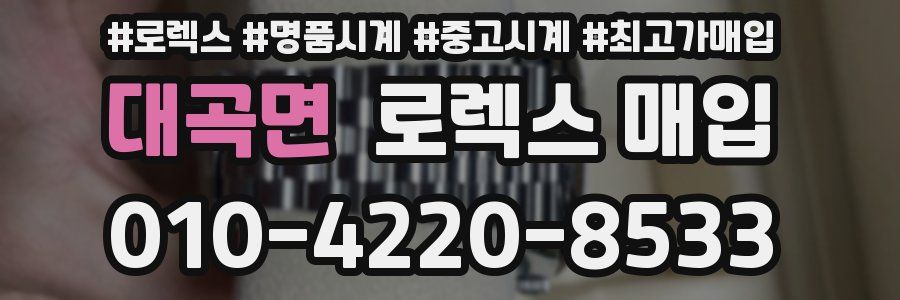 대곡면 로렉스 매입