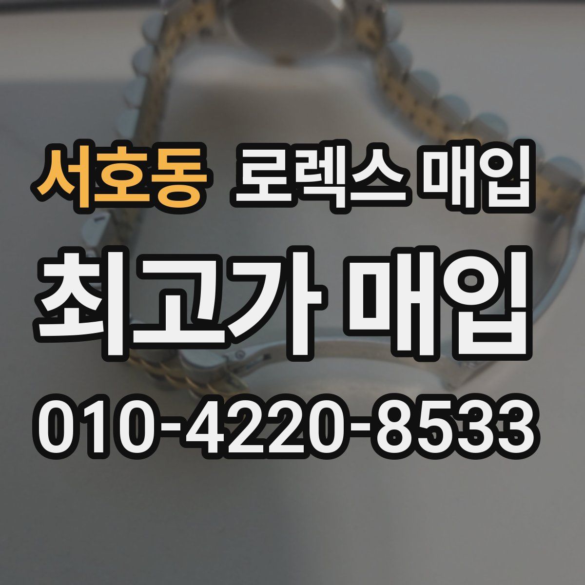 서호동 로렉스 매입