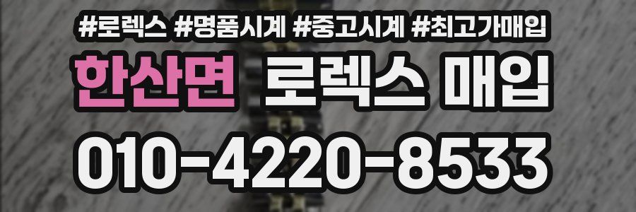 한산면 로렉스 매입