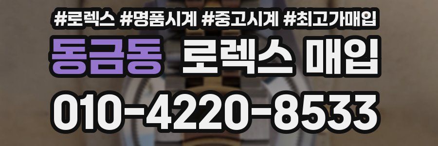 동금동 로렉스 매입