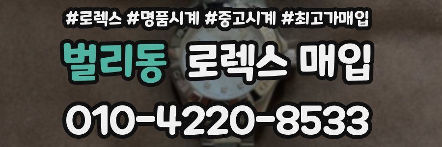 벌리동 로렉스 매입