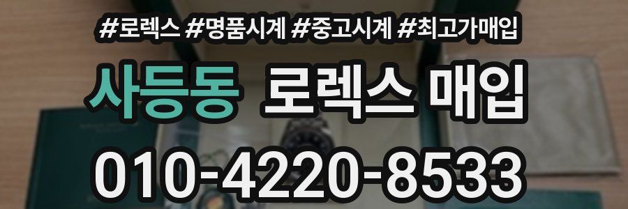 사등동 로렉스 매입