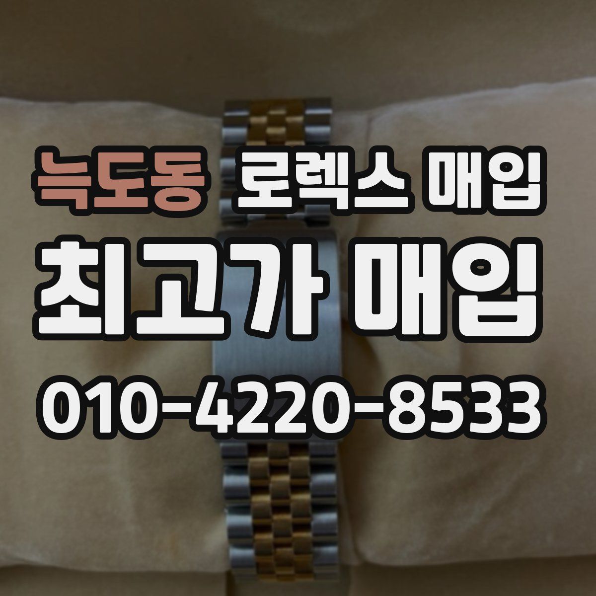 늑도동 로렉스 매입