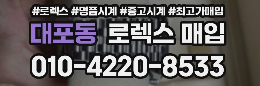 대포동 로렉스 매입