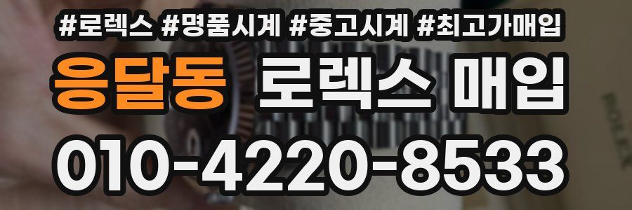 응달동 로렉스 매입