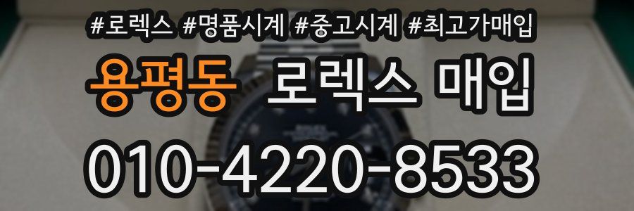용평동 로렉스 매입