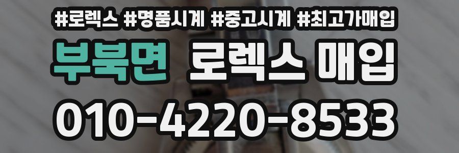 부북면 로렉스 매입