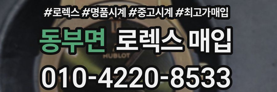 동부면 로렉스 매입