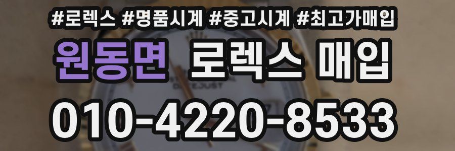 원동면 로렉스 매입