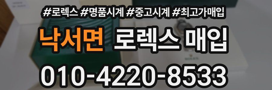 낙서면 로렉스 매입