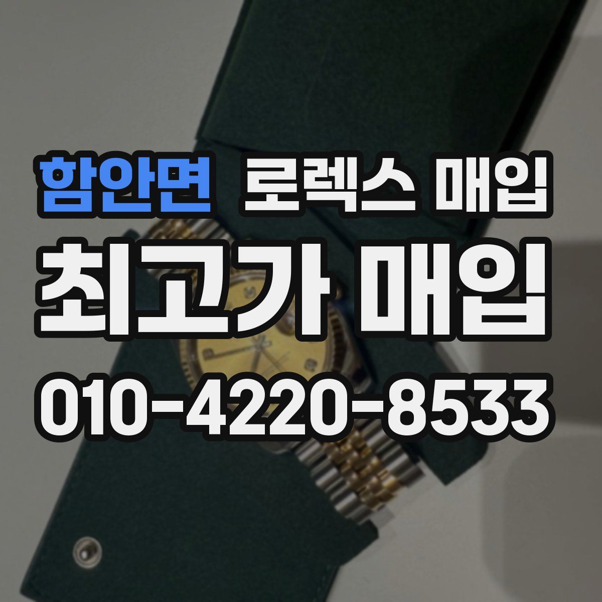 함안면 로렉스 매입