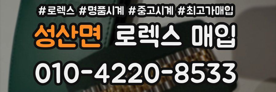 성산면 로렉스 매입