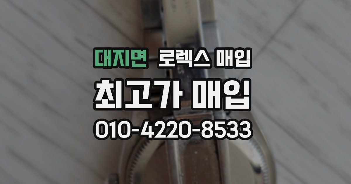대지면 로렉스 매입