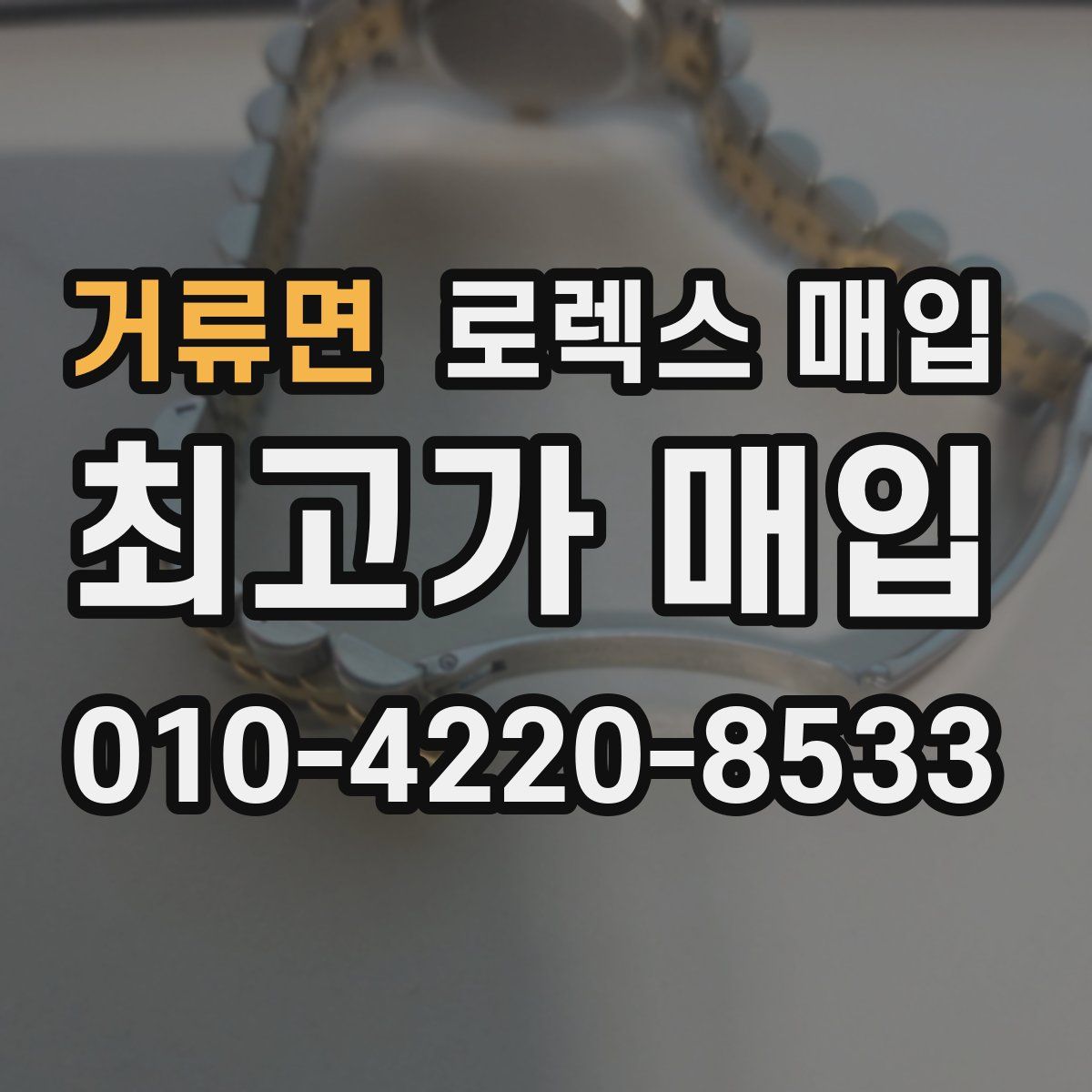 거류면 로렉스 매입