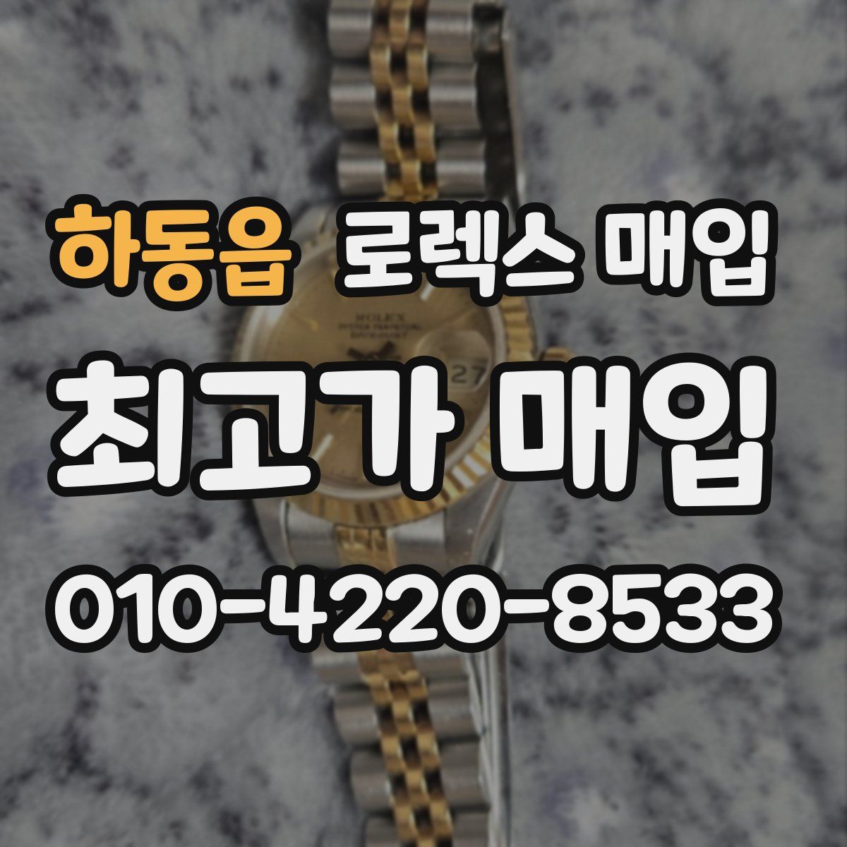 하동읍 로렉스 매입