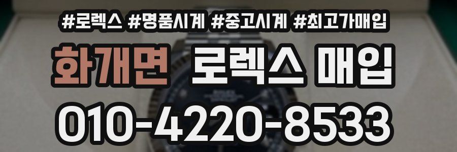 화개면 로렉스 매입