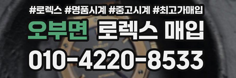 오부면 로렉스 매입