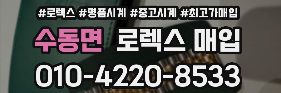 수동면 로렉스 매입